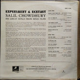 Salil Chowdhury - Experiment And Ecstasy (Vinyl)